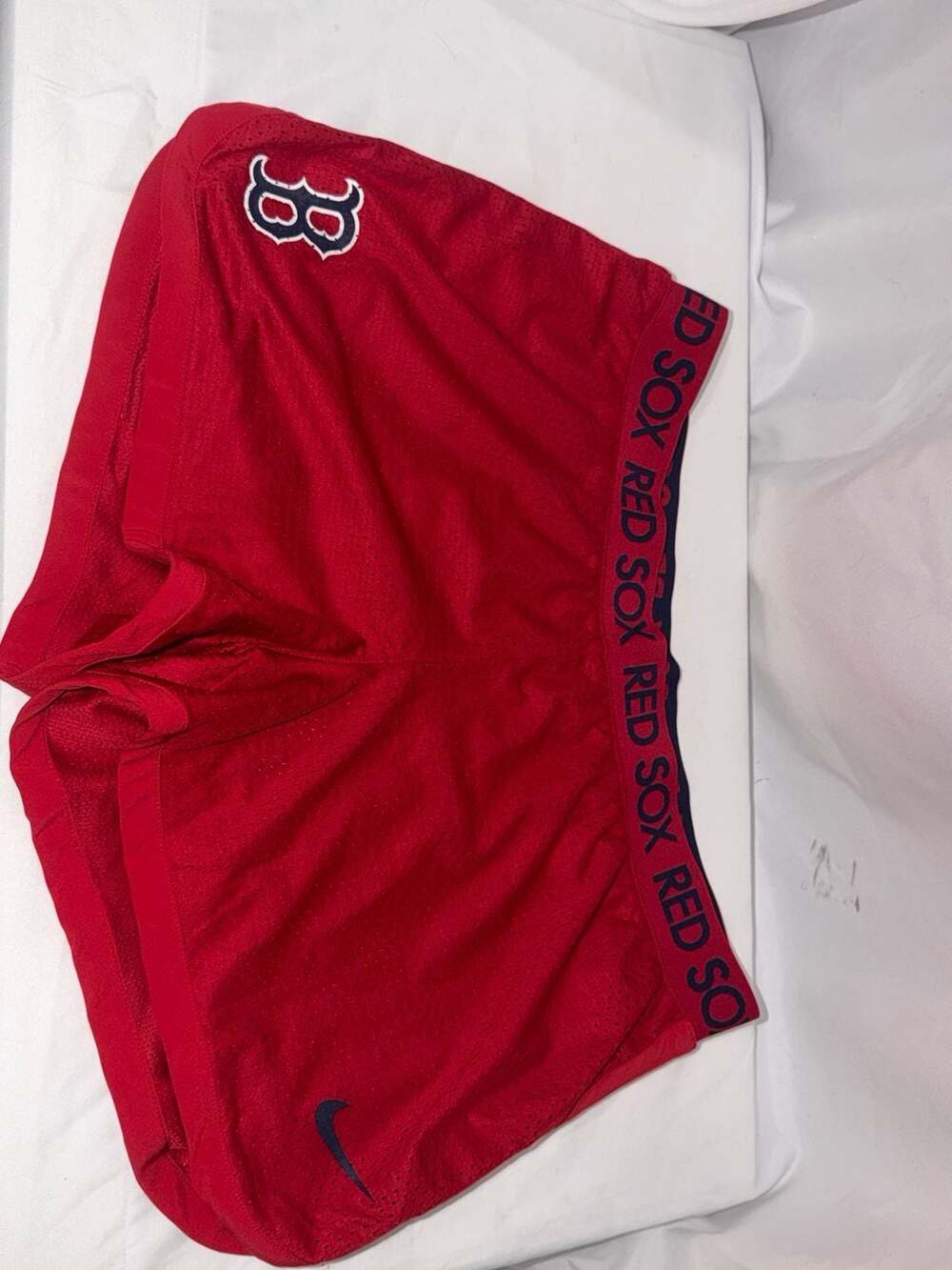 Nike Boston Red Sox Mesh Shorts Size Medium Red Dri-Fit
